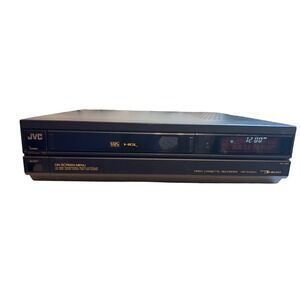 JVC HR-D410U VHS HQ Video Cassette Recorder DA 3-Head VCR Player with Remote
